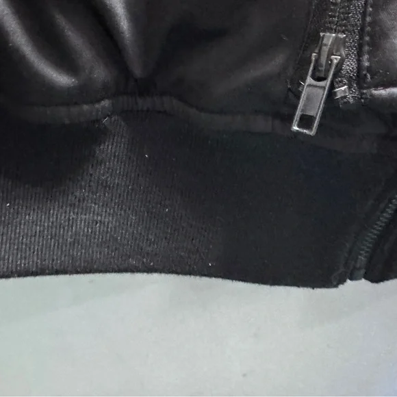 Soia & Kyo Yohann Down Insulated Bomber Black Real Fur Size Large - Picture 12 of 16